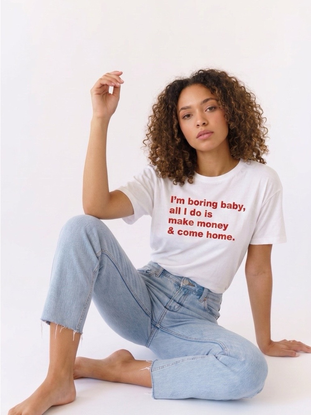 I’m Boring Baby I Make Money T-Shirt Size XL